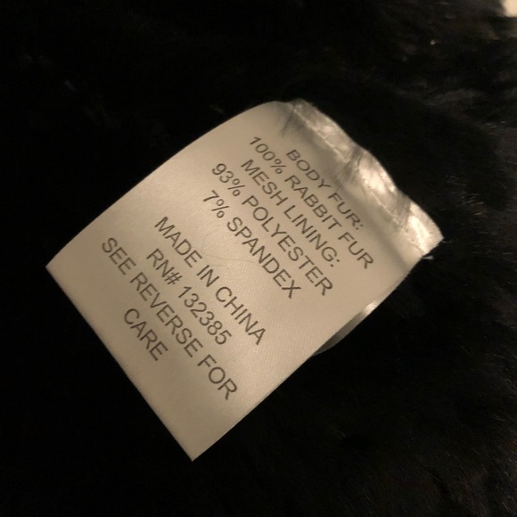 Love token carter genuine rabbit fur vest - Picture 3 of 4
